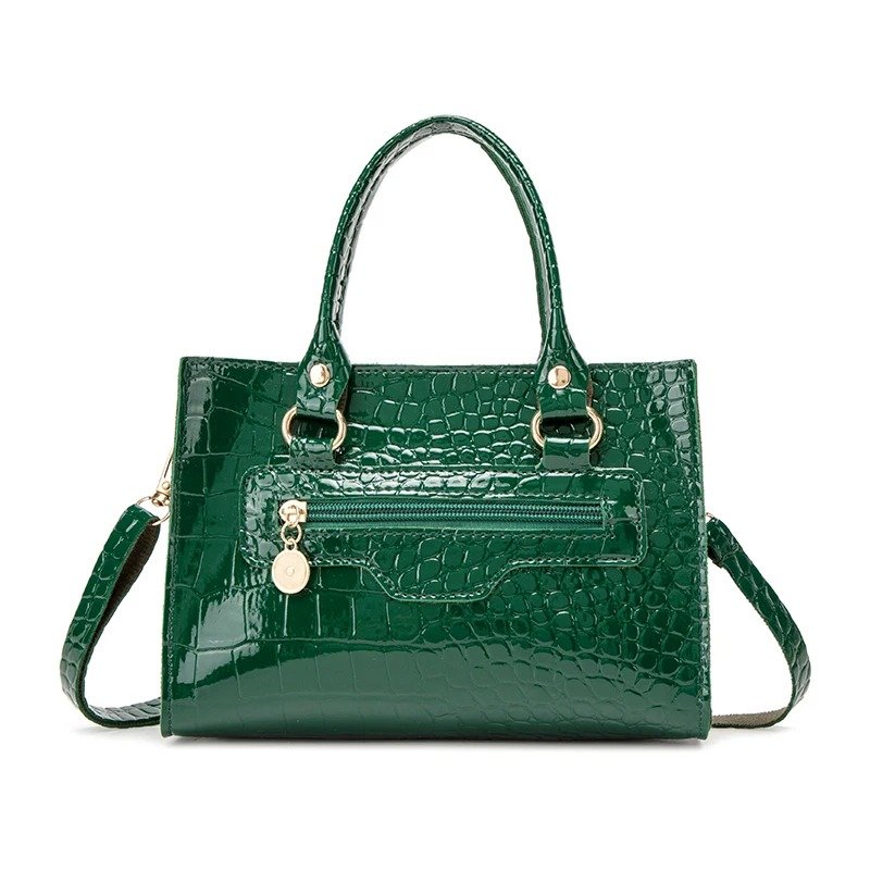 6 ألوان ريترو بلون بولي Leather حقائب كتف جلدية - الصورة 11