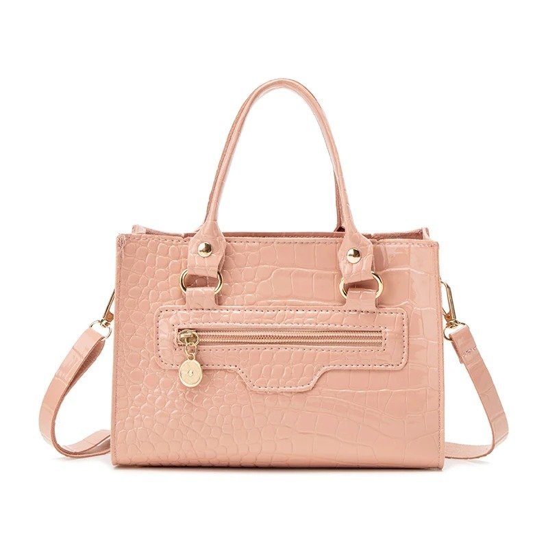 6 ألوان ريترو بلون بولي Leather حقائب كتف جلدية - الصورة 12