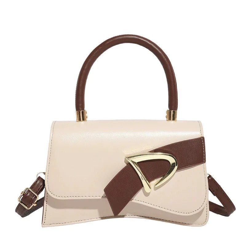 العصرية لون نقي حقيبة مربعة صغيرة الحضرية الحد الأدنى حقيبة يد نسائية - الصورة 5