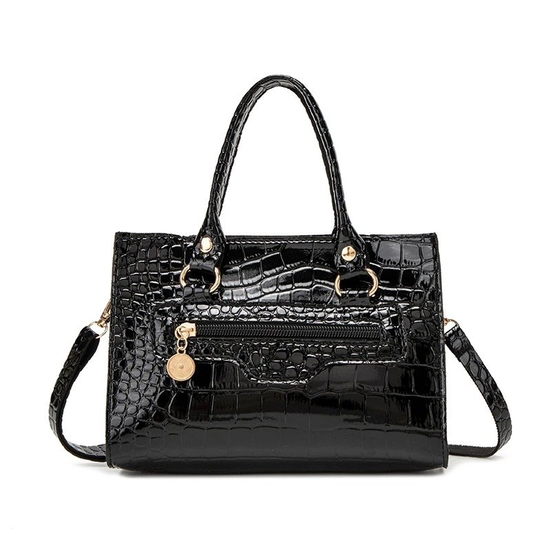 6 ألوان ريترو بلون بولي Leather حقائب كتف جلدية - الصورة 9